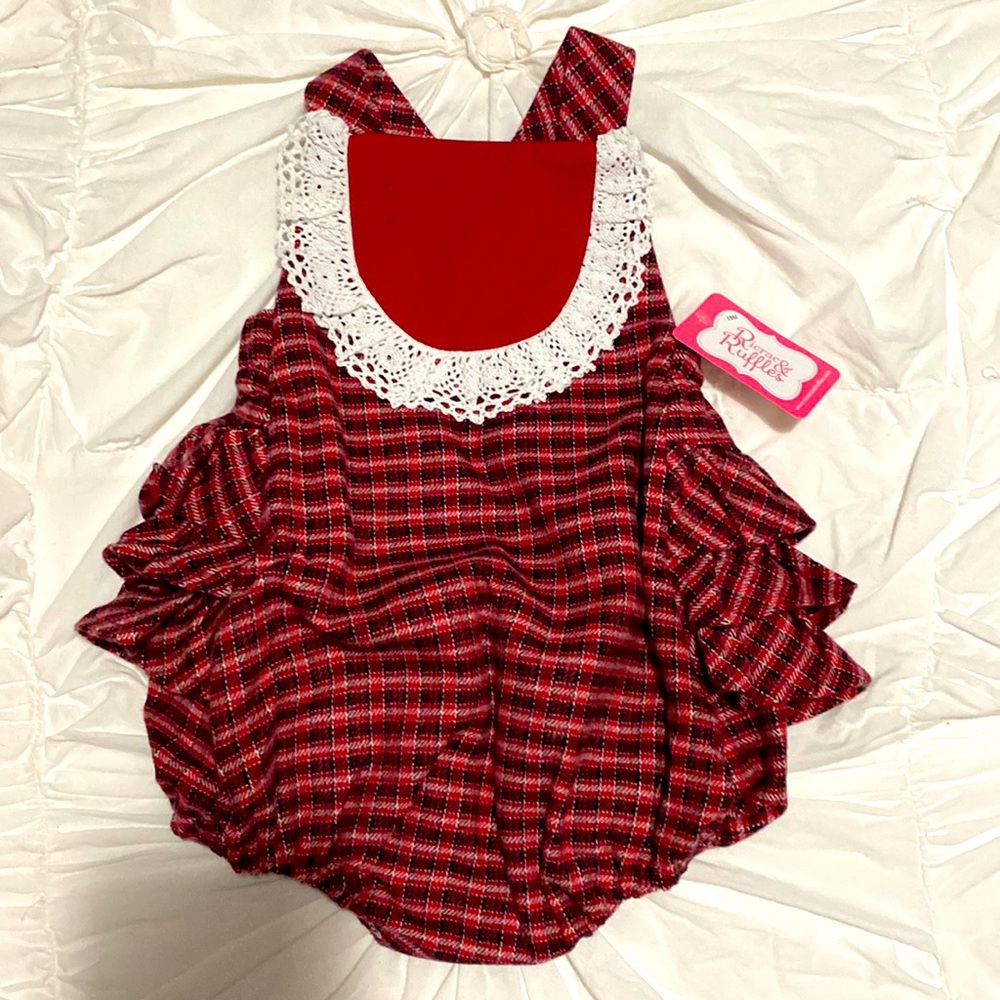 Red plaid bubble